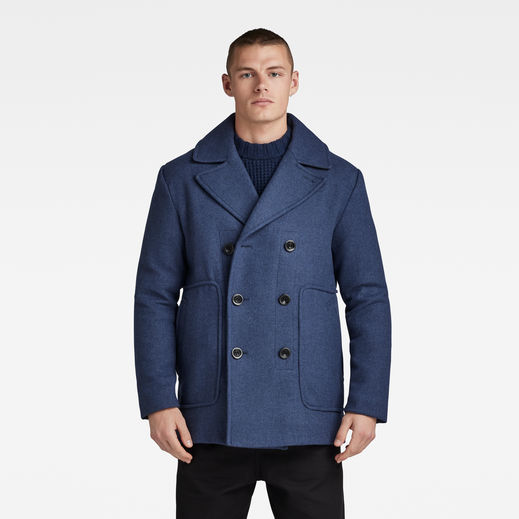 大人も着やすいシンプルファッション G-STAR RAW◇WOOL PEACOAT